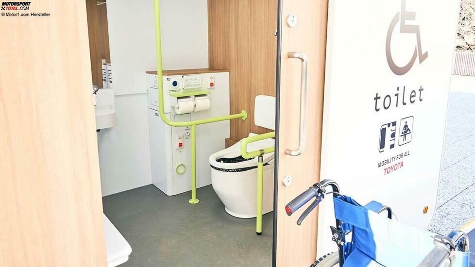 Mobile, barrierefreie Toilette von Toyota