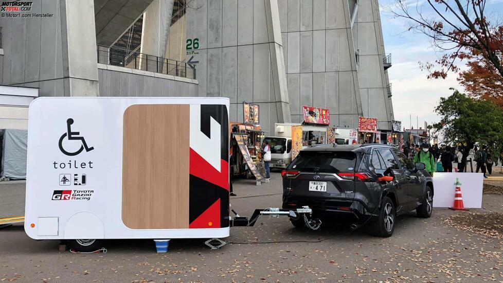 Mobile, barrierefreie Toilette von Toyota