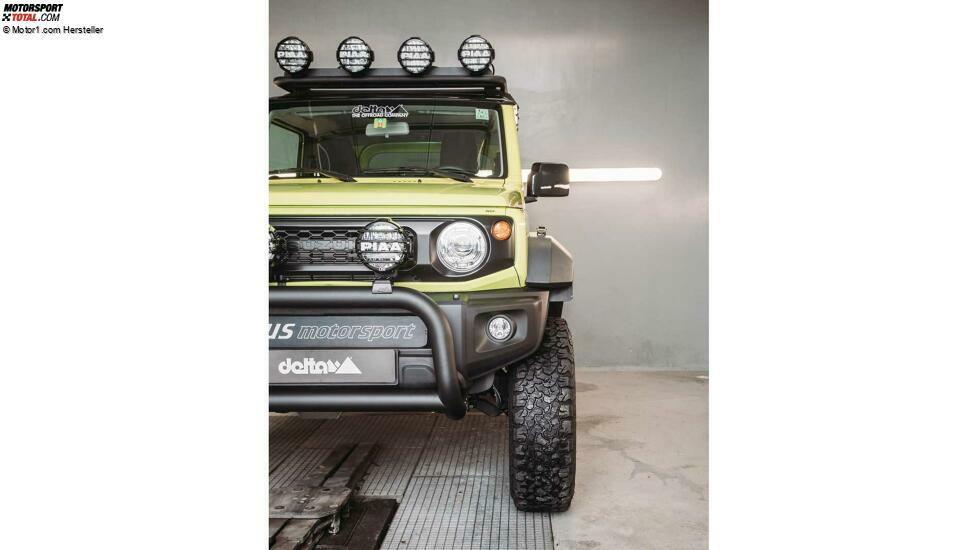 Suzuki Jimny mit Portalachsen von delta4x4