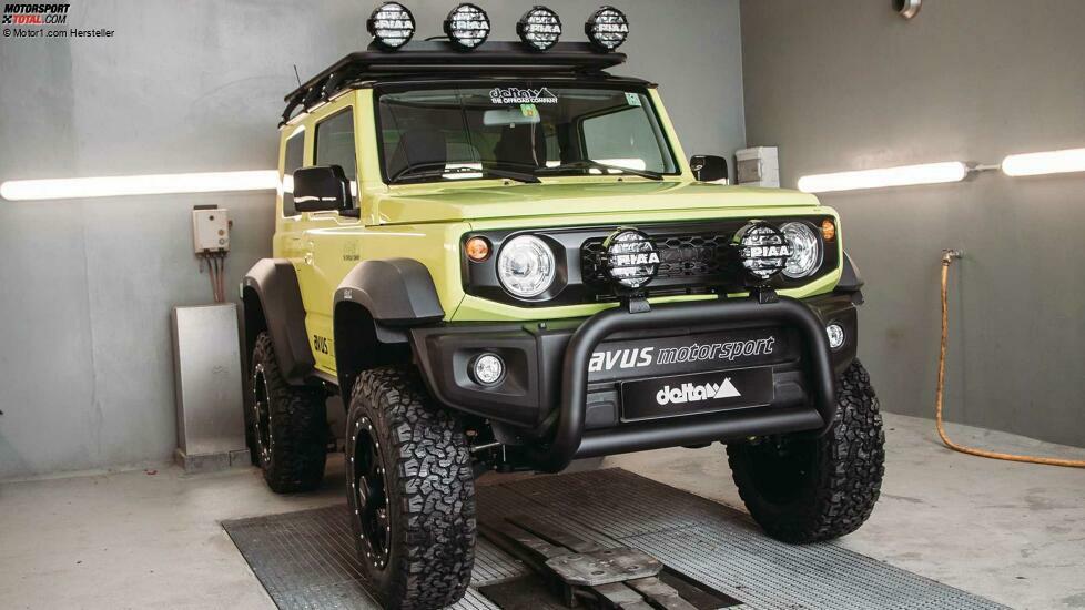 Suzuki Jimny mit Portalachsen von delta4x4