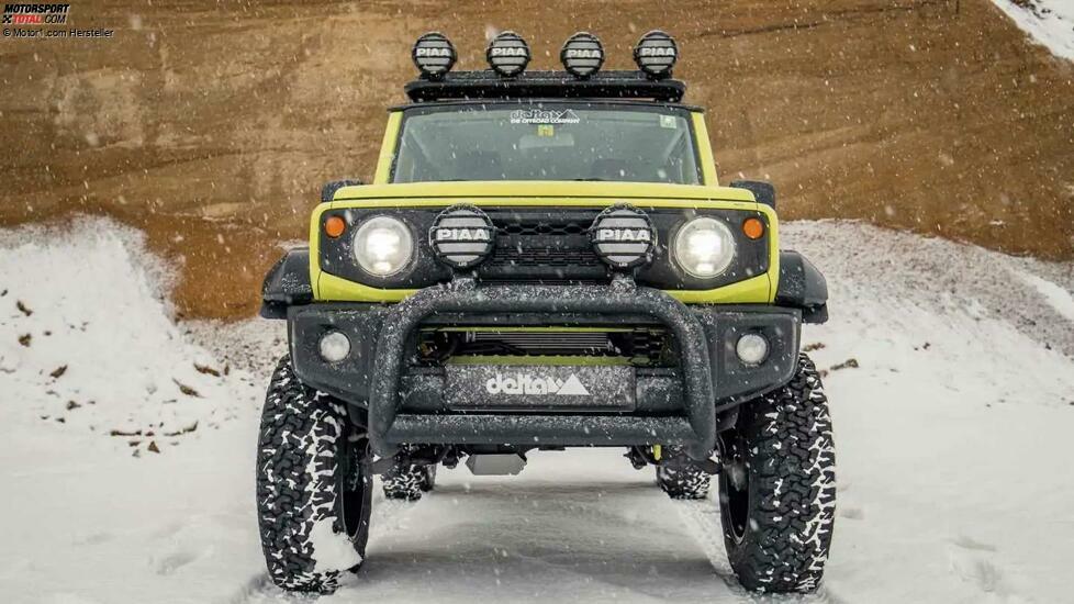 Suzuki Jimny mit Portalachsen von delta4x4