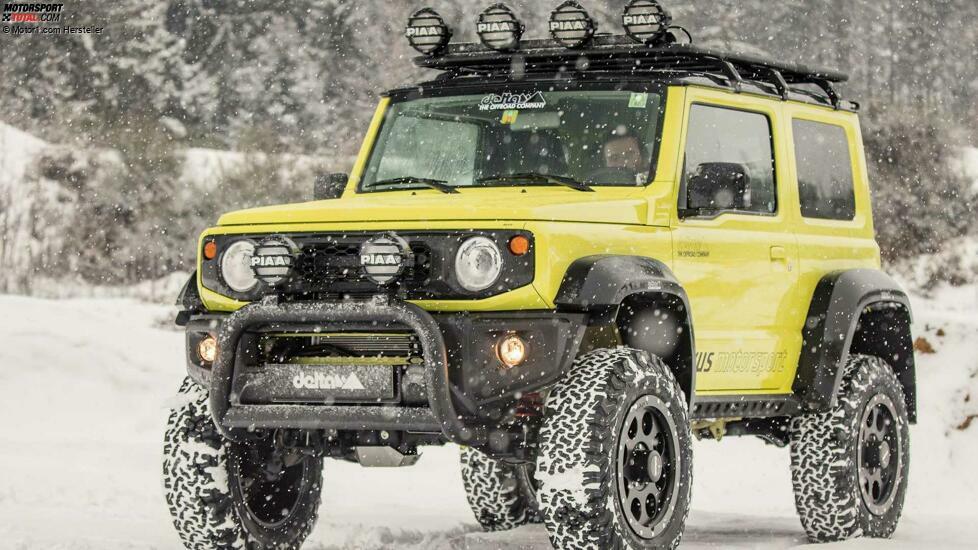 Suzuki Jimny mit Portalachsen von delta4x4