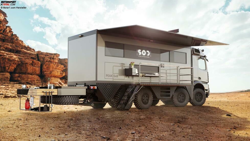 SOD Peak 8x6 auf Basis des Mercedes-Benz Arocs