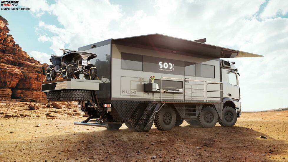 SOD Peak 8x6 auf Basis des Mercedes-Benz Arocs
