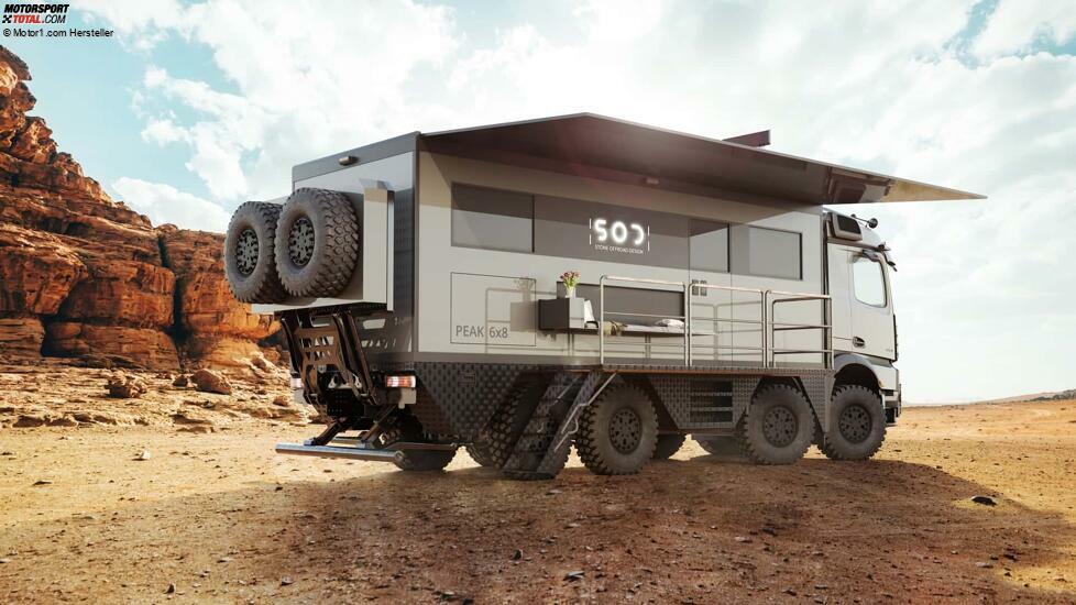 SOD Peak 8x6 auf Basis des Mercedes-Benz Arocs