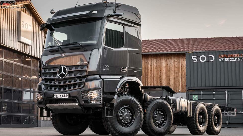 SOD Peak 8x6 auf Basis des Mercedes-Benz Arocs