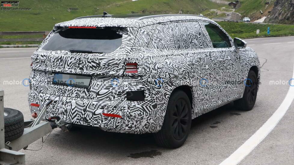 Spionagefoto des Skoda Kodiaq 2024