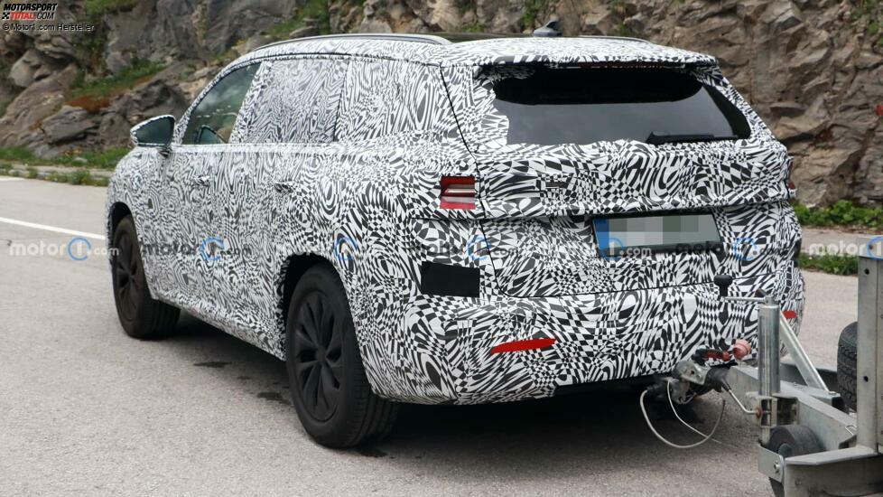 Spionagefoto des Skoda Kodiaq 2024