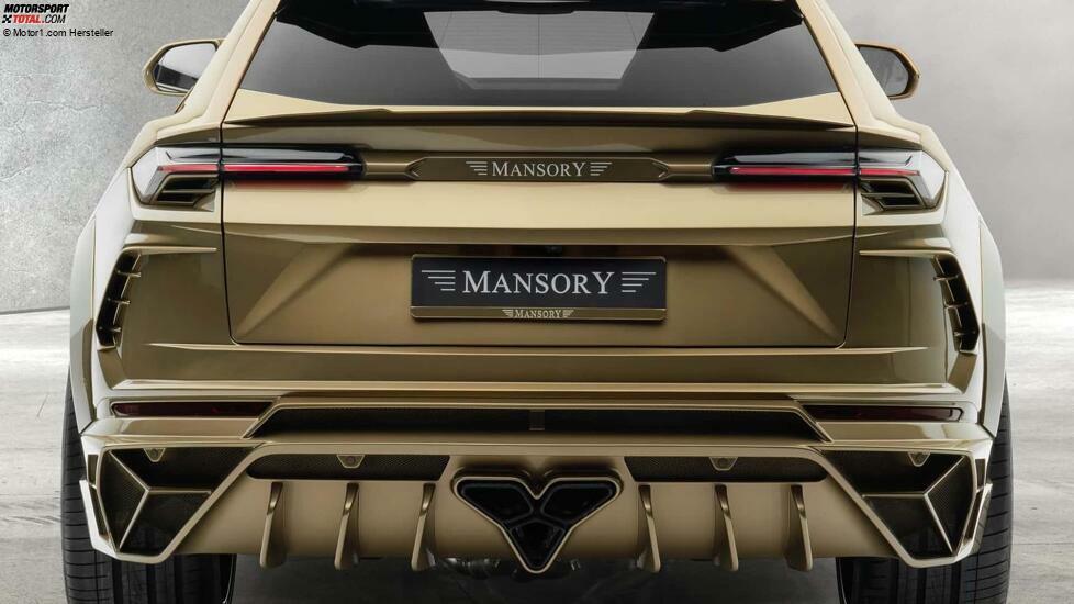Goldener Lamborghini Urus von Mansory