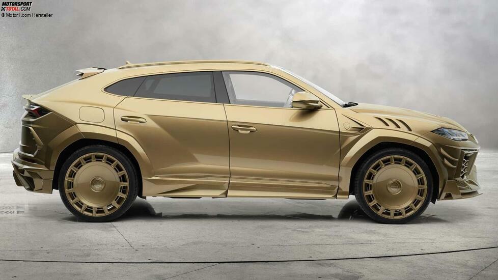 Goldener Lamborghini Urus von Mansory