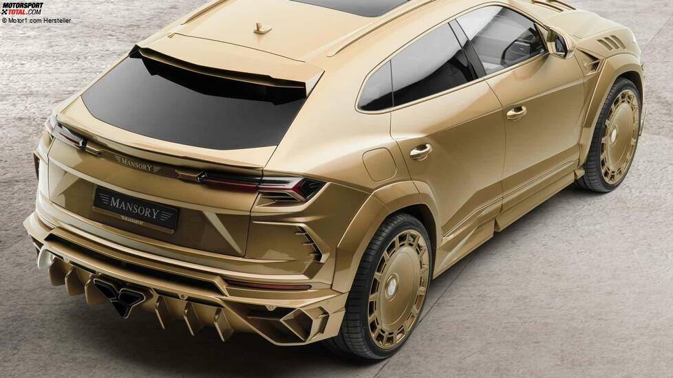 Goldener Lamborghini Urus von Mansory