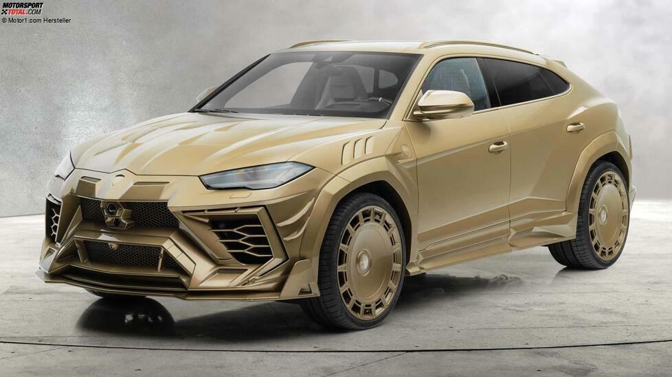 Goldener Lamborghini Urus von Mansory