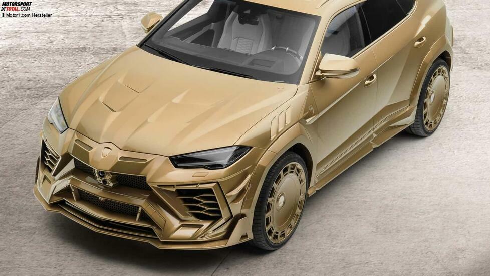 Goldener Lamborghini Urus von Mansory