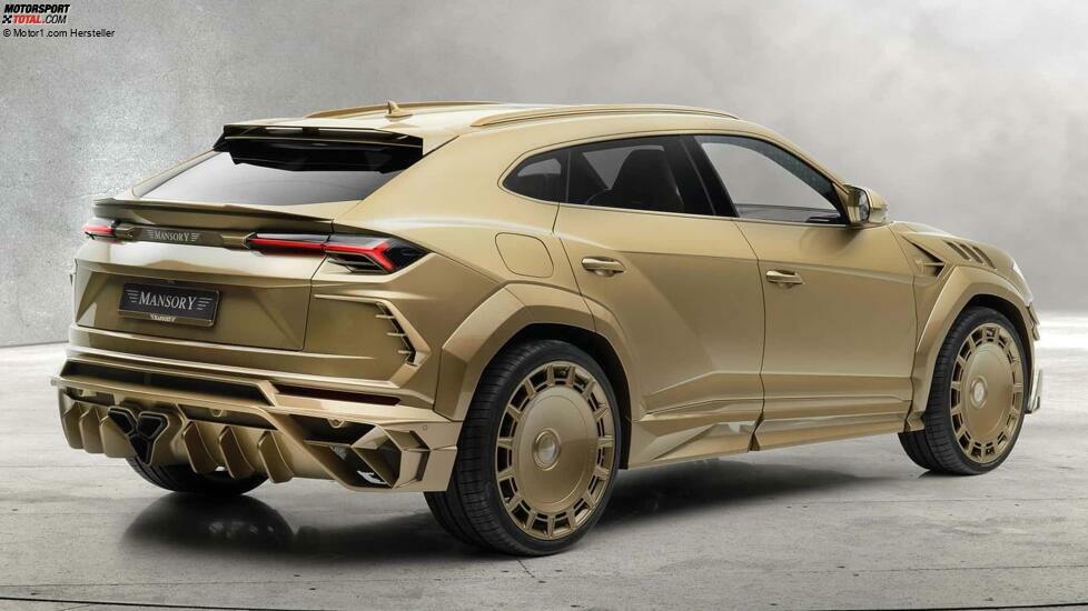 Goldener Lamborghini Urus von Mansory
