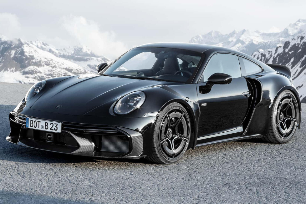 Dieses Auto ist nicht zu verwechseln - das Exterieur erhält ein komplettes Karosserie-Kit, das Brabus Widestar-Karosserie nennt