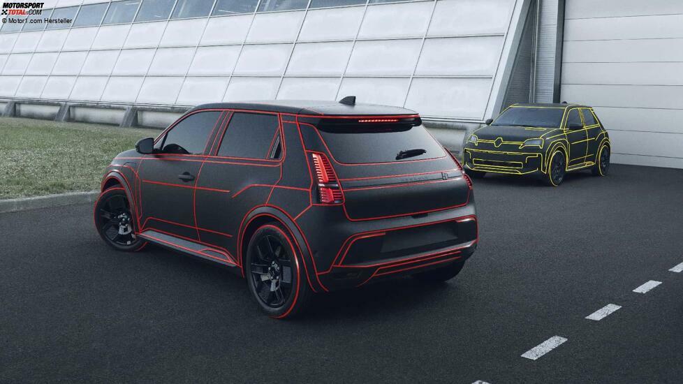 Renault 5 (2024) Prototypen auf Werksbildern