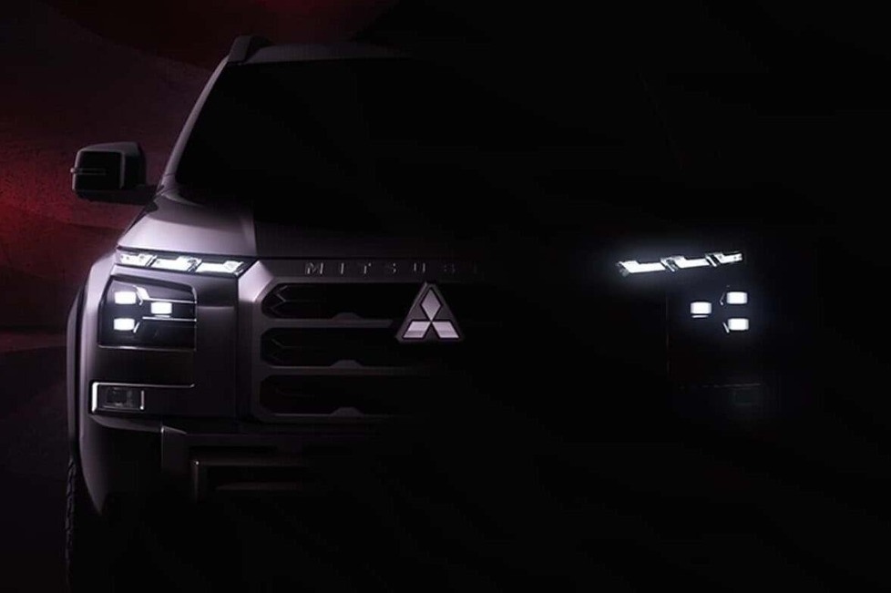 Vor der Premiere am 26. Juli ist die neue Generation des Mitsubishi L200 in einem Teaser zu sehen, der eine neue Plattform und einen neuen Diesel ankündigt