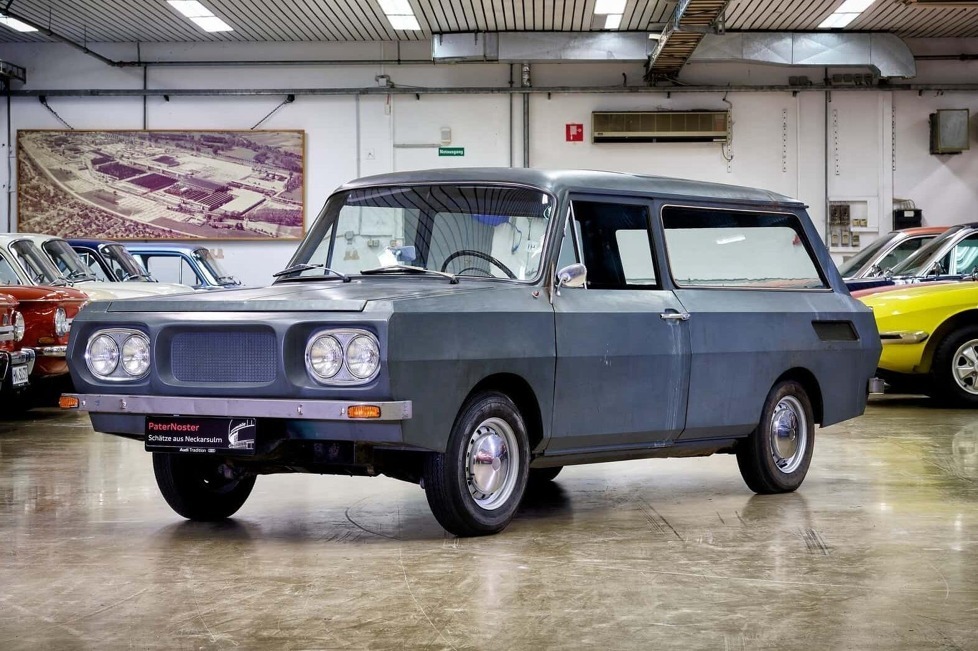 Unter dem kantigen Kombi steckte ein NSU Prinz 1000