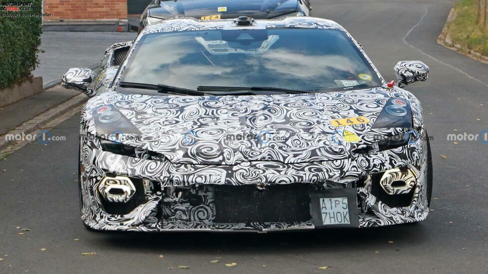 Nachfolger des Lamborghini Huracan auf ersten Erlkönigfotos