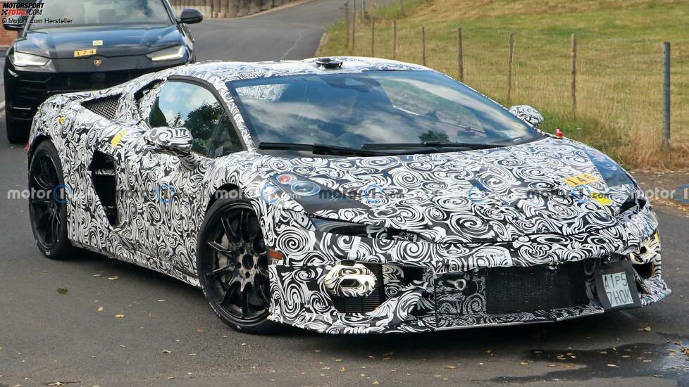Nachfolger des Lamborghini Huracan auf ersten Erlkönigfotos