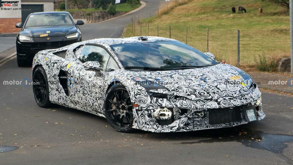 Nachfolger des Lamborghini Huracan auf ersten Erlkönigfotos