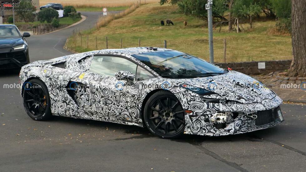 Nachfolger des Lamborghini Huracan auf ersten Erlkönigfotos