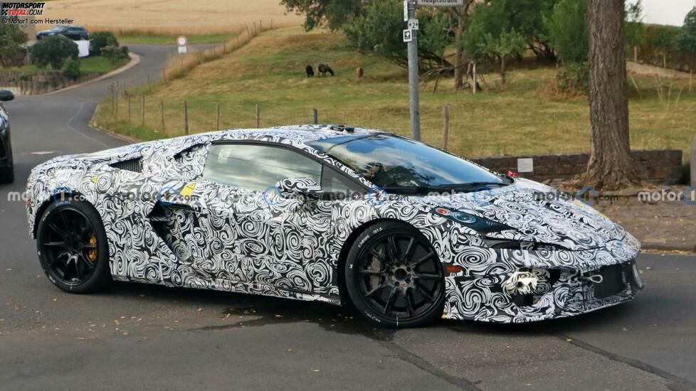 Nachfolger des Lamborghini Huracan auf ersten Erlkönigfotos