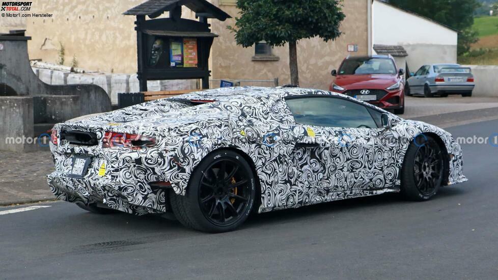 Nachfolger des Lamborghini Huracan auf ersten Erlkönigfotos