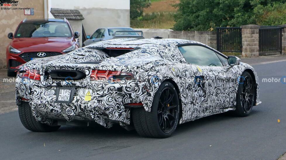 Nachfolger des Lamborghini Huracan auf ersten Erlkönigfotos