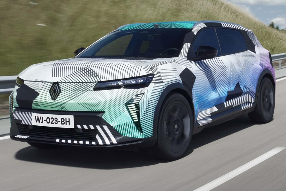 Renault gibt einen Ausblick auf den neuen Scenic E-Tech Electric, der im September auf der IAA offiziell präsentiert wird