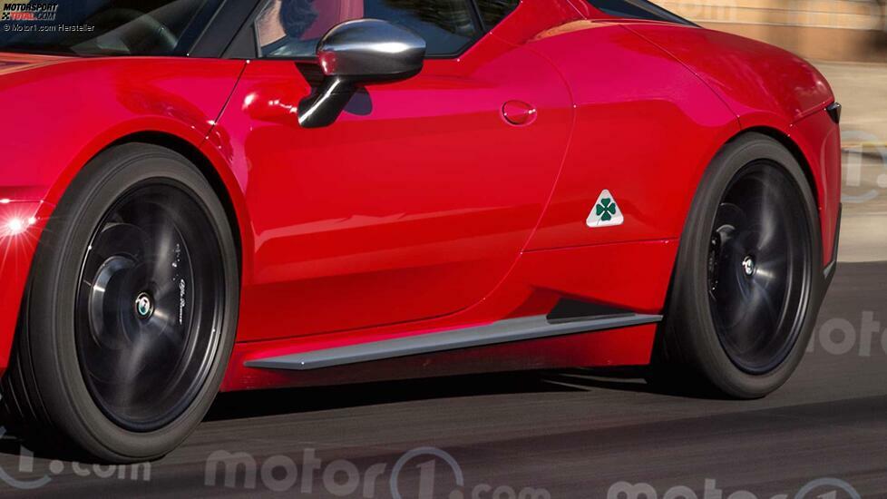 Alfa Romeo Supercar (2023) als Rendering von Motor1.com