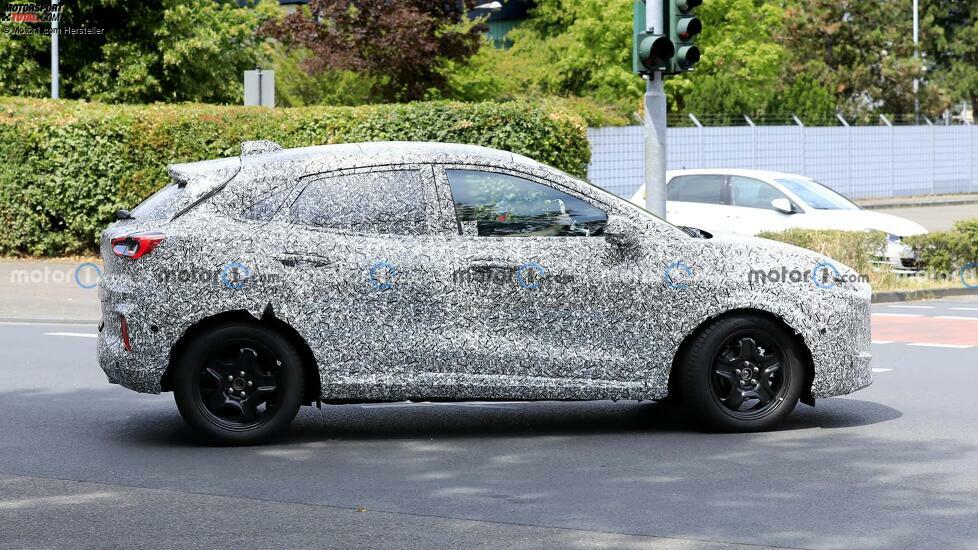 Spionagefoto des Ford Puma Facelifts 2024