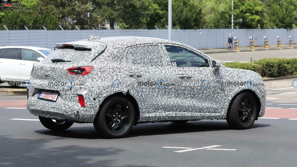 Spionagefoto des Ford Puma Facelifts 2024