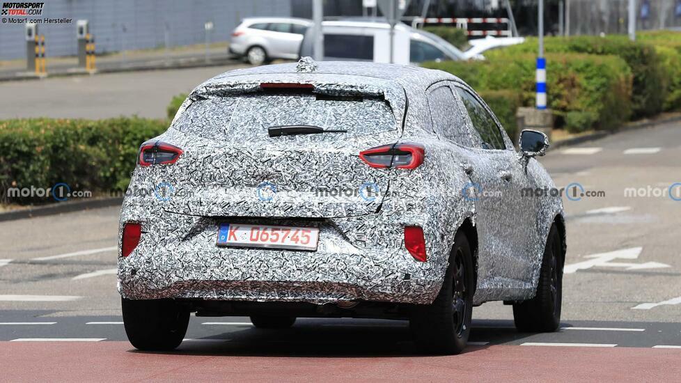 Spionagefoto des Ford Puma Facelifts 2024