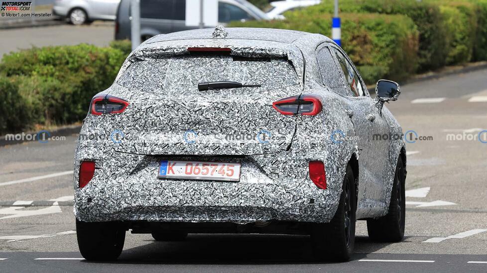 Spionagefoto des Ford Puma Facelifts 2024