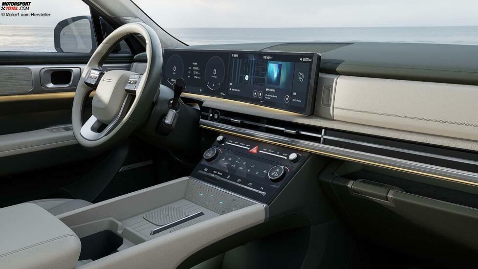 Innenraum des Hyundai Santa Fe 2023