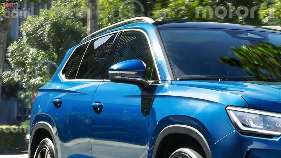 VW Tayron (2025) als Rendering von Motor1.com
