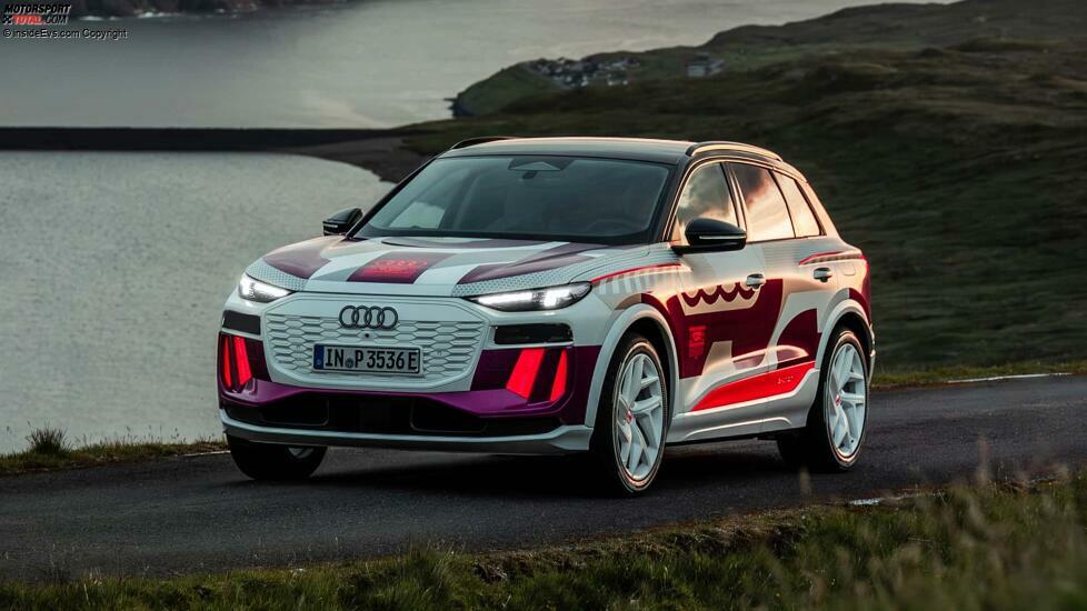 Erster Fahrtest des Audi Q6 E-Tron Prototyps 2025