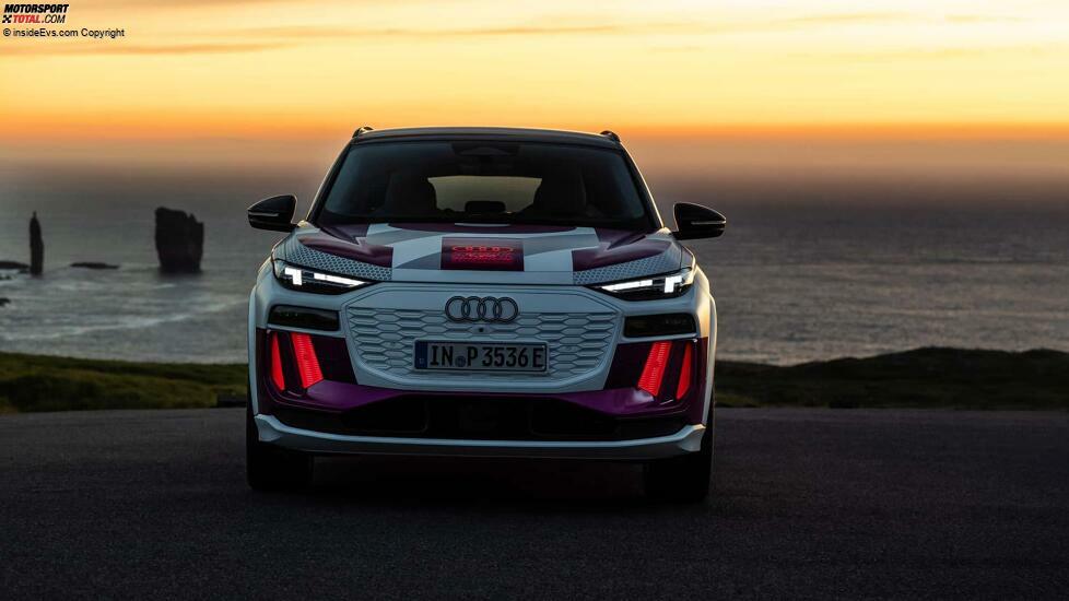 Erster Fahrtest des Audi Q6 E-Tron Prototyps 2025