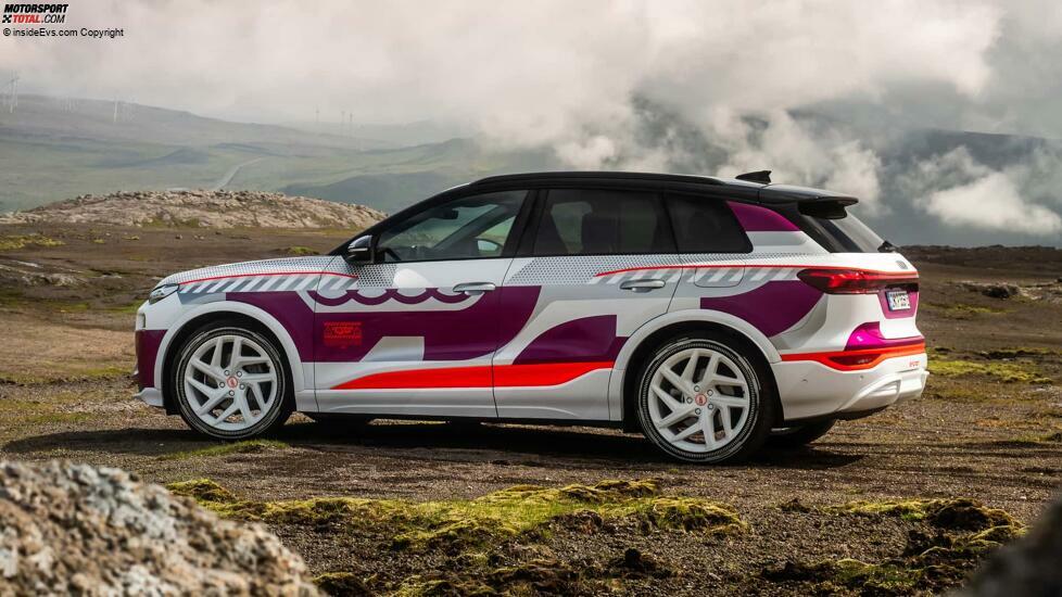 Erster Fahrtest des Audi Q6 E-Tron Prototyps 2025