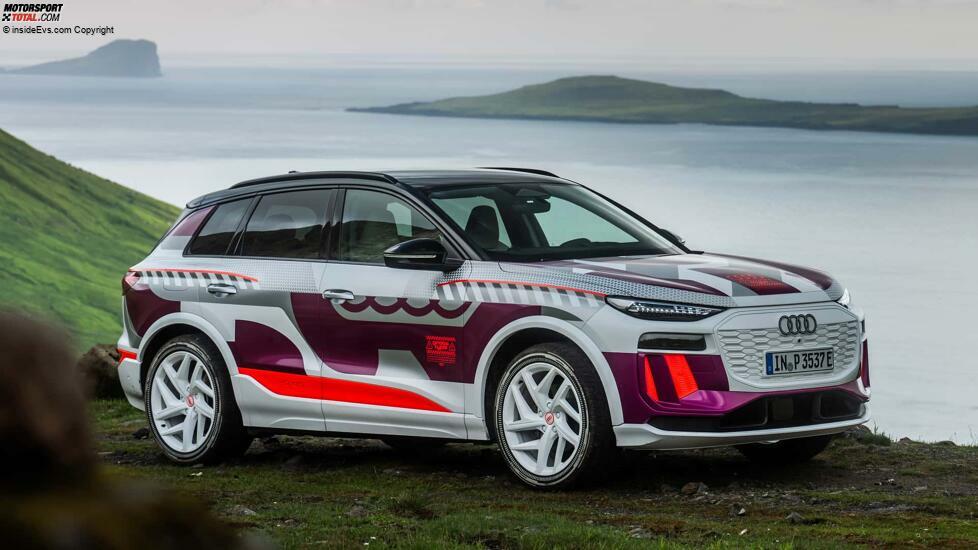 Erster Fahrtest des Audi Q6 E-Tron Prototyps 2025