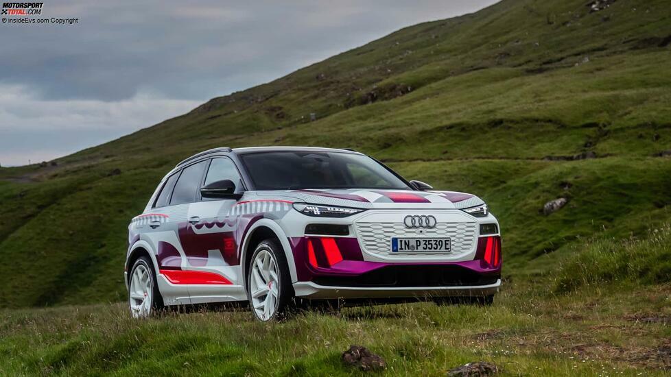Erster Fahrtest des Audi Q6 E-Tron Prototyps 2025