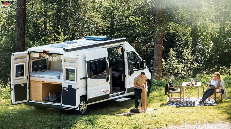 Sunlight Camper Van Cliff 600 und Cliff 640 auf Peugeot-Basis