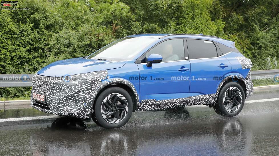 Nissan Qashqai (2024) mit Facelift als Erlkönig