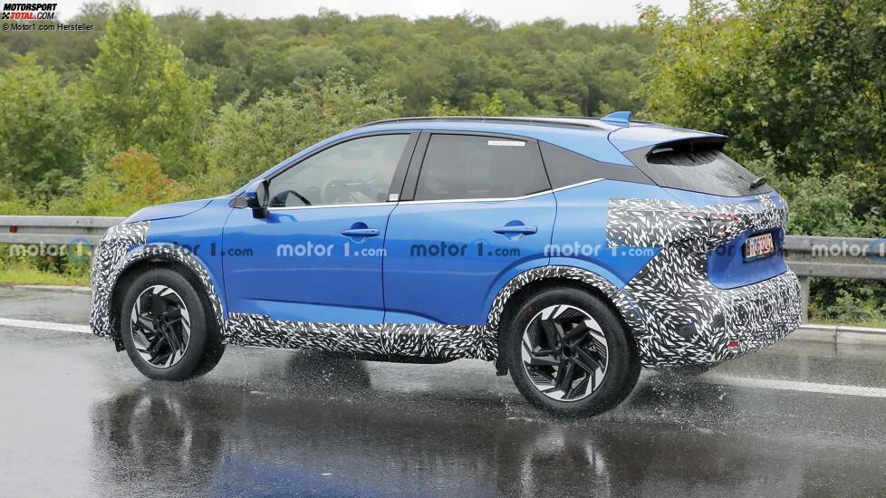 Nissan Qashqai (2024) mit Facelift als Erlkönig