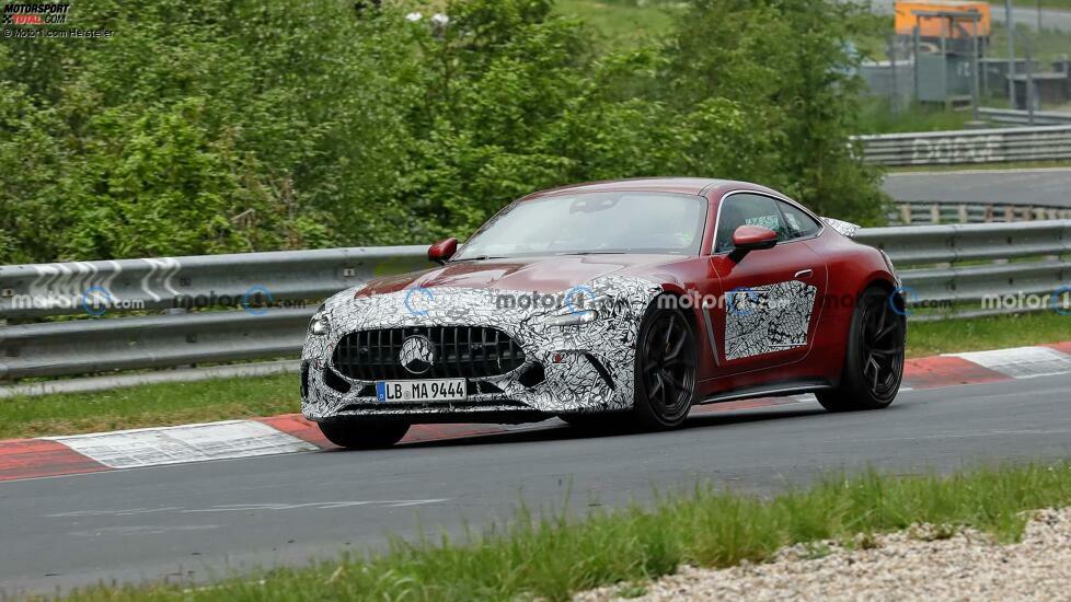 Mercedes-AMG GT Coupe (2024) kaum noch getarnt