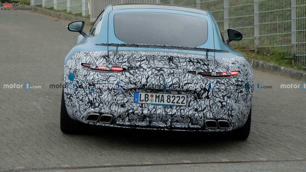 Mercedes-AMG GT Coupe (2024) kaum noch getarnt