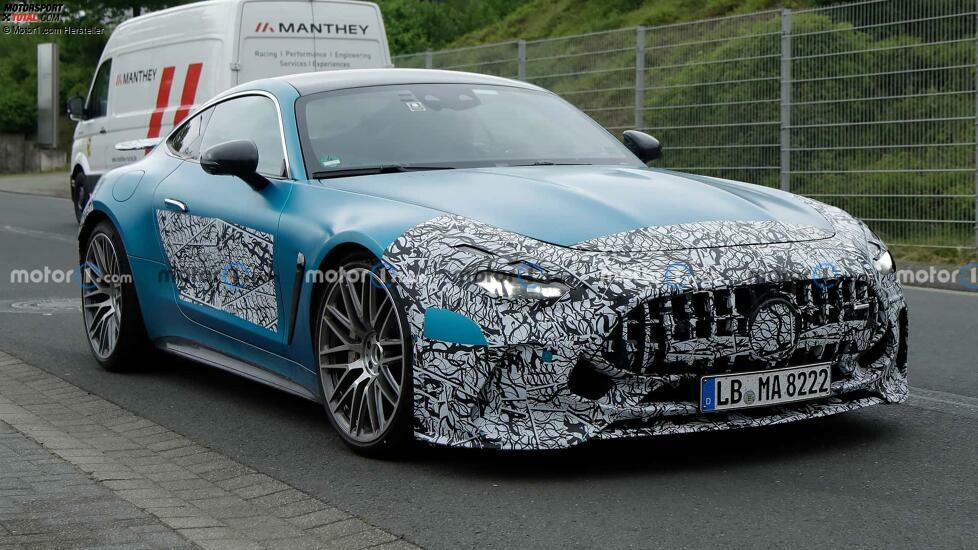 Mercedes-AMG GT Coupe (2024) kaum noch getarnt