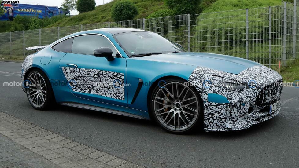 Mercedes-AMG GT Coupe (2024) kaum noch getarnt