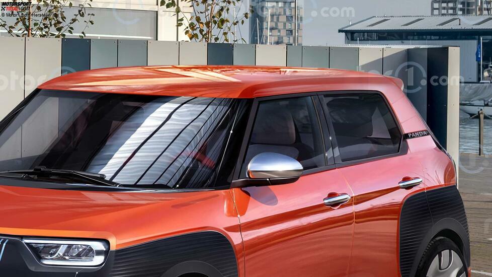 Fiat Panda (2024) als Rendering von Motor1.com